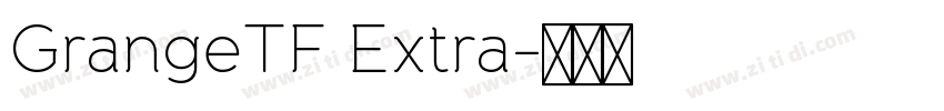 GrangeTF Extra字体转换